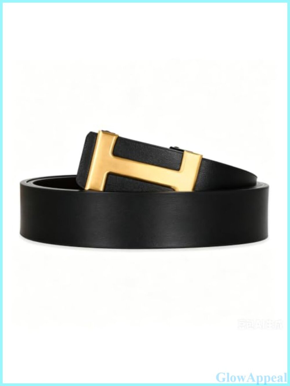 Leather Dress Belt Business Automatic Buckle